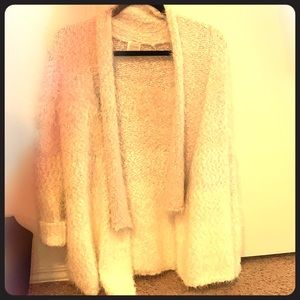 Cupid size small Carnigan. Fades from offwhite /gr